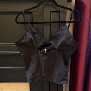 ZARA Black Camisole with Cut-Out Design sz XL